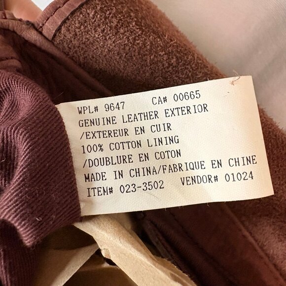 Vintage Eddie Bauer Genuine Leather Crossbody Bag Brown - Picture 8 of 8